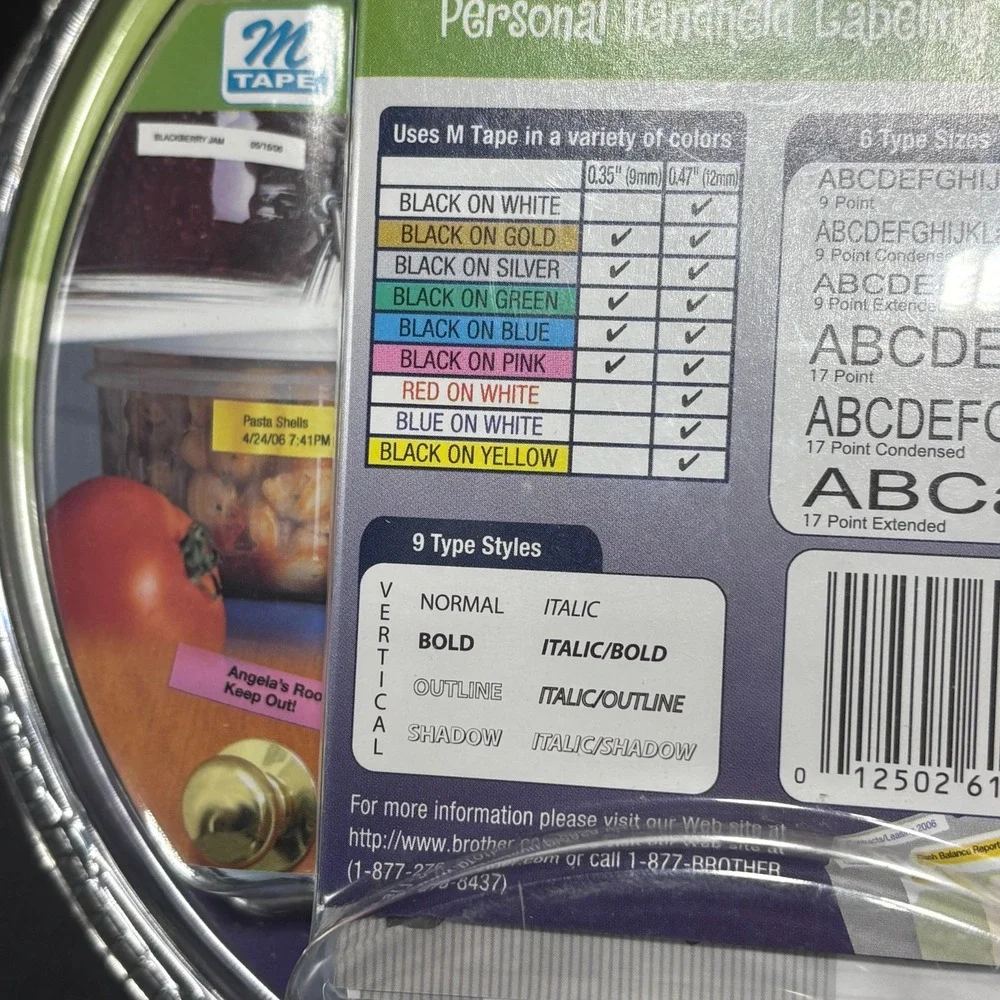 BRAND NEW Brother P-Touch PT-70BM Handheld Label Thermal Printer‎ Personal - Picture 9 of 9